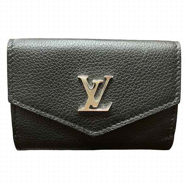 ルイヴィトン Louis Vuitton トリヨン ポルトフォイユ ロックミニ M63921 ノワール 3つ折り財布 ユニセックス【中古】