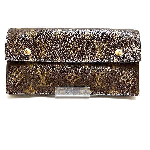 ルイヴィトン Louis Vuitton モノグラム ポルトフォイユ アコルディオン M58008 チェーンウォレット 長財布 2つ折り財布 メンズ【中古】