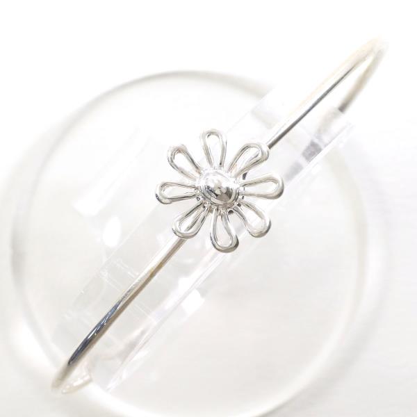 ティファニー デイジー シルバー バングル 総重量約6.1g 約17.5cm 中古  