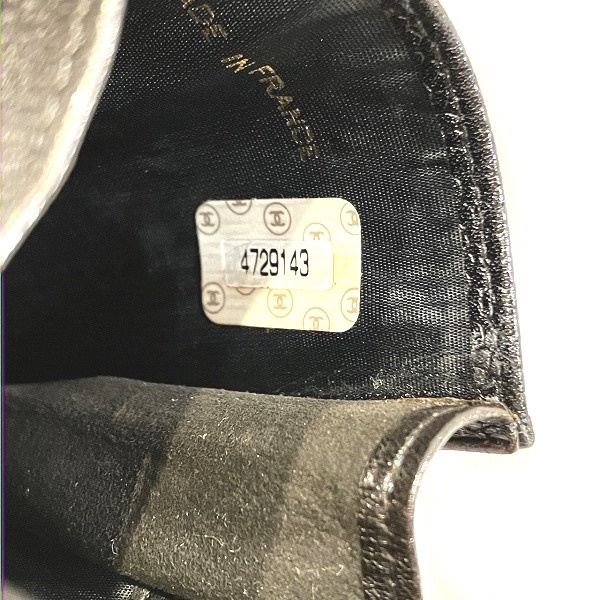 シャネル CHANEL ココマーク キャビアスキン ブランド小物 眼鏡ケース