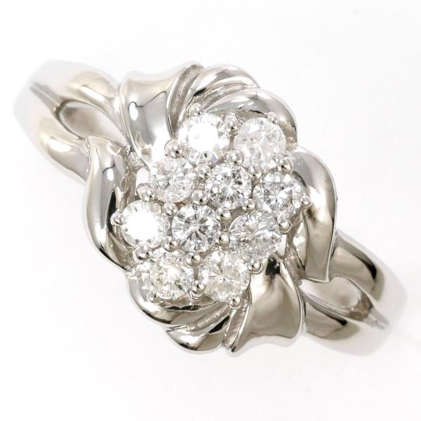PT900 プラチナ リング 指輪 10号 ダイヤ 0.30 総重量約4.0g 中古ジュエリーの通販は