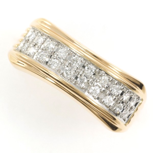 銀座店］Non Brand ノンブランド K18YG 1.14ct ダイヤモンド リング 
