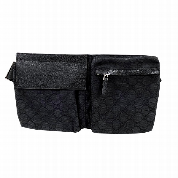 グッチ GUCCI GGキャンバス 28566 バッグ ウエストポーチ ユニセックス【中古】の通販は