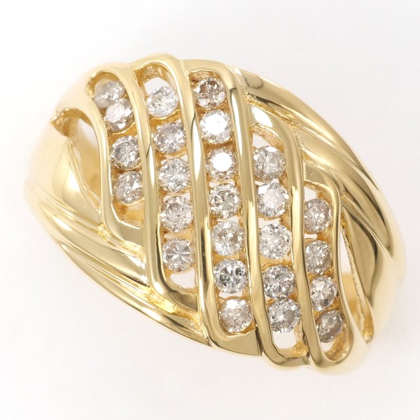 K18 ダイヤモンドリング 12号 約4.8g 0.85ct 18金 ゴールド 指輪 20156