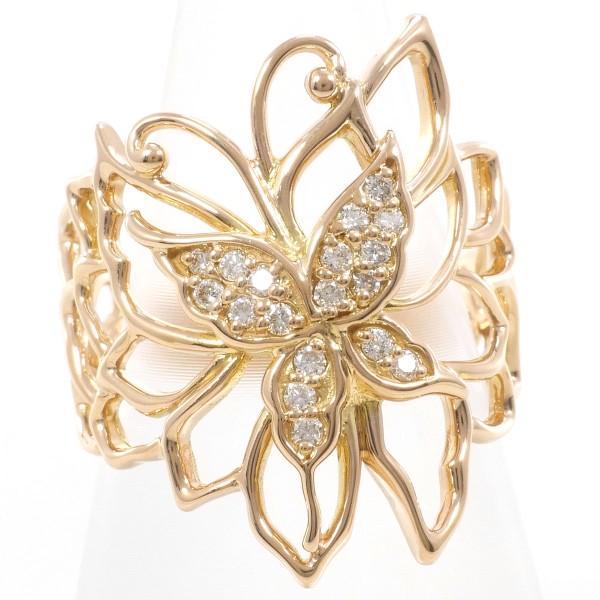 K18YG イエローゴールド Pt900 プラチナ コンビ アコヤパール8.5mm  