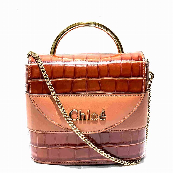 クロエ Chloe アビーロックスモール CHC19WS220 バッグ ハンドバッグ  
