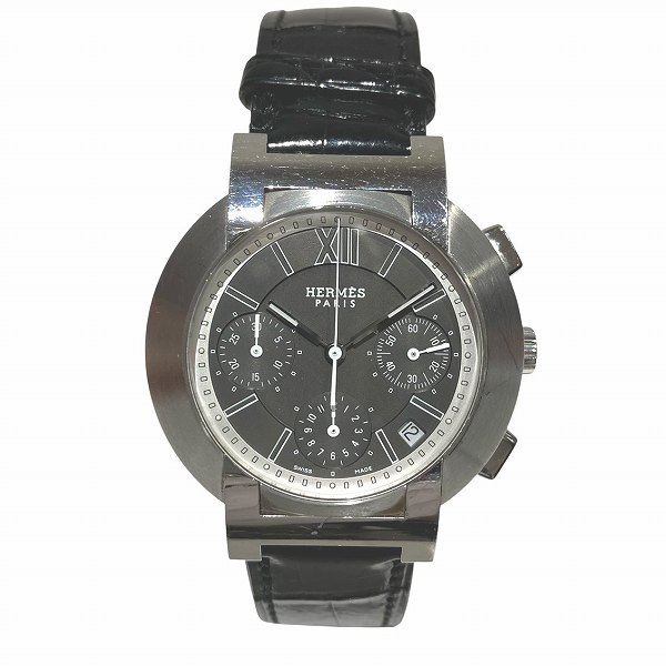 エルメス Hermes ノマードクロノグラフ NO1.910 オートクオーツ 時計 