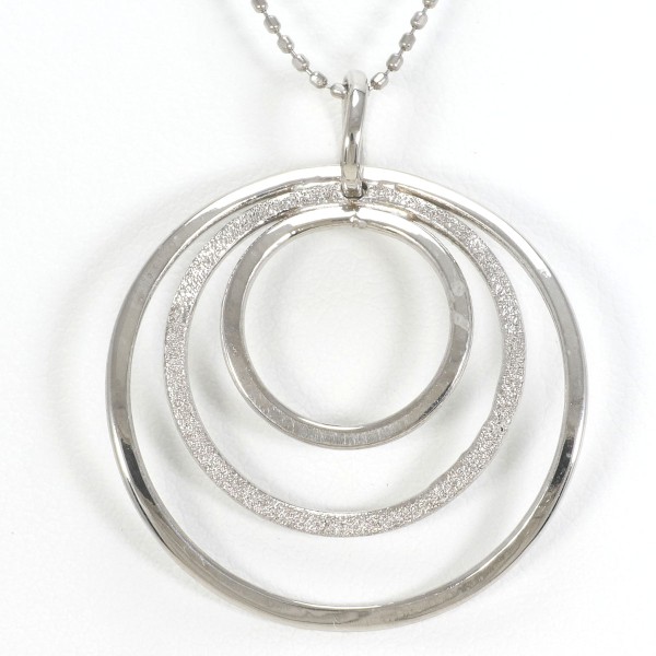 K18 18金 WG ホワイトゴールド ネックレス 総重量約3.7g 約40cm 中古ジュエリーの通販は