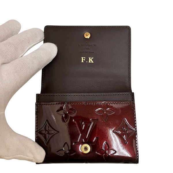 ルイヴィトン Louis Vuitton ヴェルニ アンヴェロップ・カルト・ドゥ  