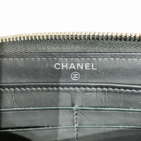 シャネル CHANEL マトラッセ チェーンミー A800003 長財布 レディース【中古】_4
