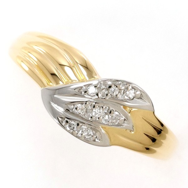 18k、pt900指輪、11.5号、3g PT900 プラチナ K18YG リング 指輪 11.5号 ダイヤ ジュエリー 【公式通販】