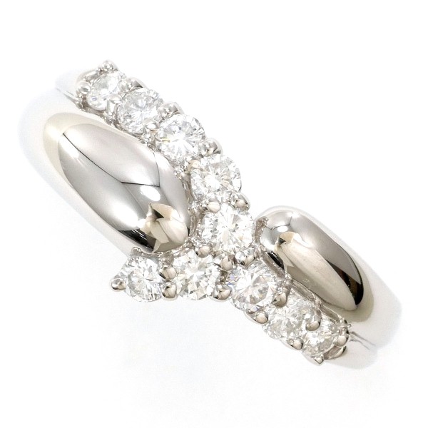 PT900 プラチナ リング 指輪 13号 ダイヤ 0.54 総重量約6.8g 中古  