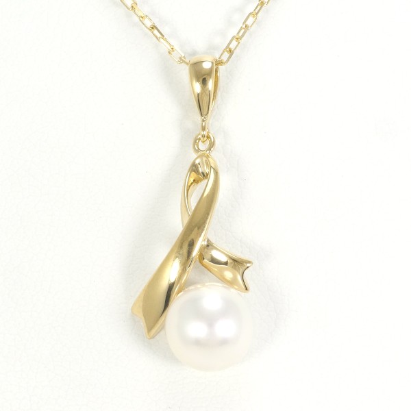 ミキモト K18YG ネックレス パール(真珠) 総重量約2.4g 約40cm 中古ジュエリーの通販は 32,370円