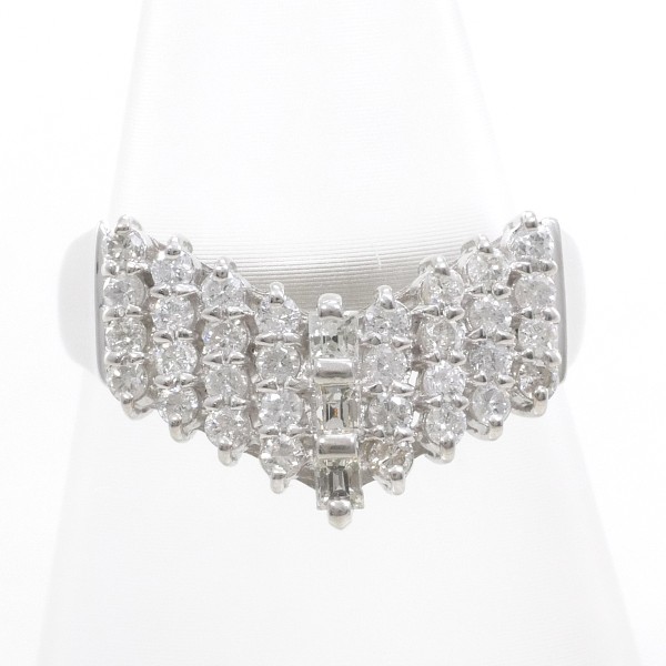 PT900 ダイヤモンド プラチナ 9号 指輪 プラチナ リング 指輪 9号