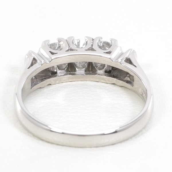 PT900 プラチナ リング 指輪 10号 ダイヤ 0.31 総重量約5.1g 中古