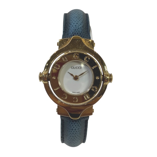 グッチ GUCCI バングルウォッチ 6600 ターンフェイス 時計 腕時計  
