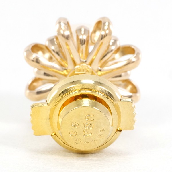 K18 18金 YG イエローゴールド 合金 ピンブローチ パール(真珠) 総重量