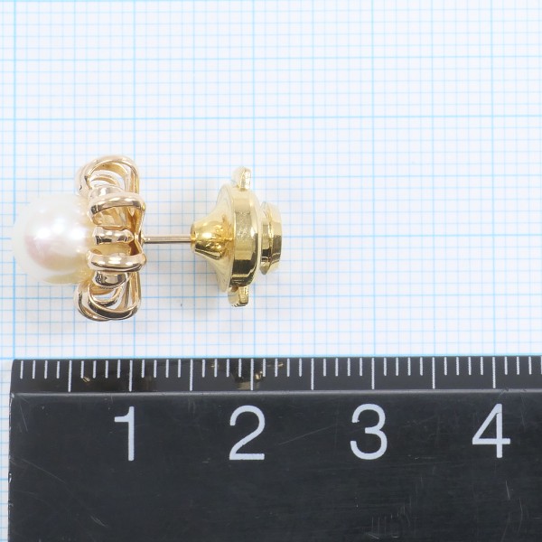 K18 18金 YG イエローゴールド 合金 ピンブローチ パール(真珠) 総重量