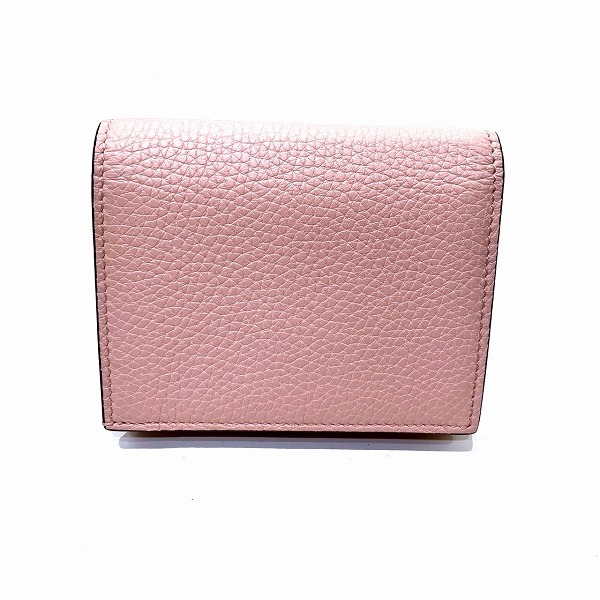グッチ GUCCI アニマリエ ビー 460185 蜂 レザー 2つ折り財布 レディース【中古】_1