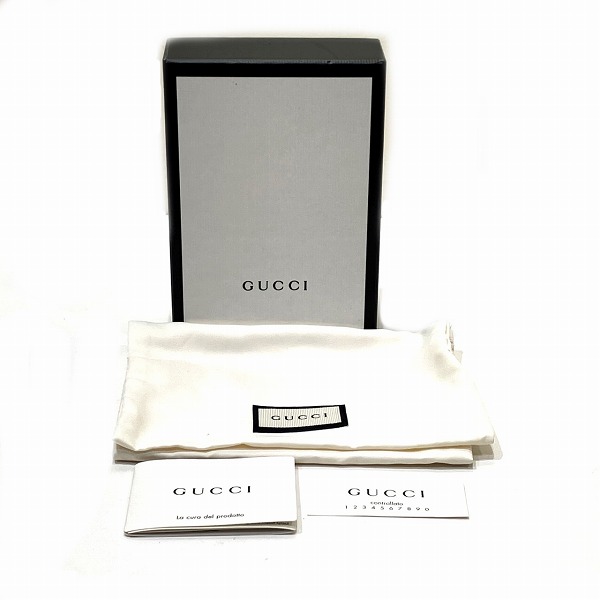 グッチ GUCCI アニマリエ ビー 460185 蜂 レザー 2つ折り財布 レディース【中古】_4