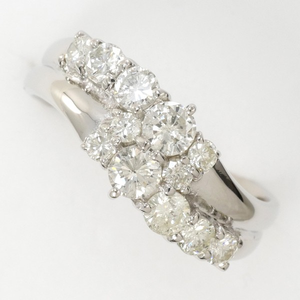 Pt900 13号 プラチナ リング 4.7g(プラチナ台)｜売買された