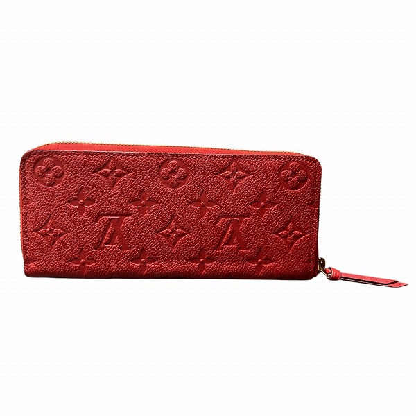 ルイヴィトン Louis Vuitton モノグラムアンプラント ポルトフォイユクレマンス M63698 長財布 レディース【中古】_1