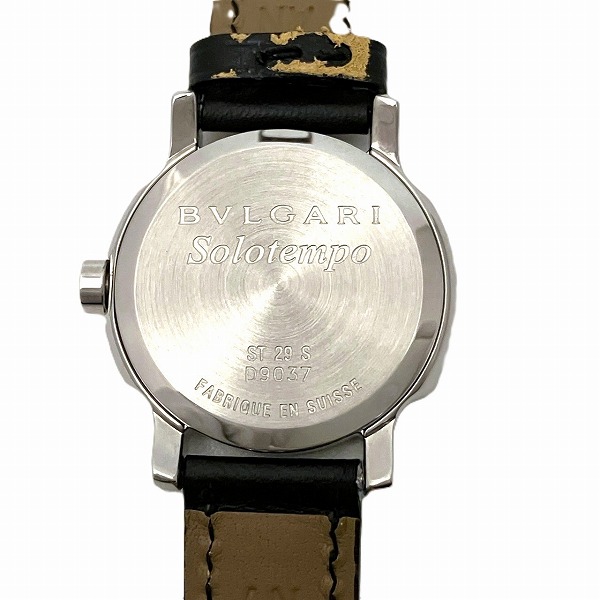 ブルガリ BVLGARI ソロテンポ ST29S クォーツ 時計 腕時計 レディース  