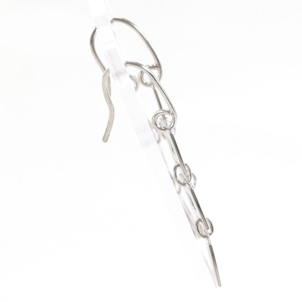 RUGIADA K18WG アクアマリンピアス 美品 K18WG アクアマリン ドロップ