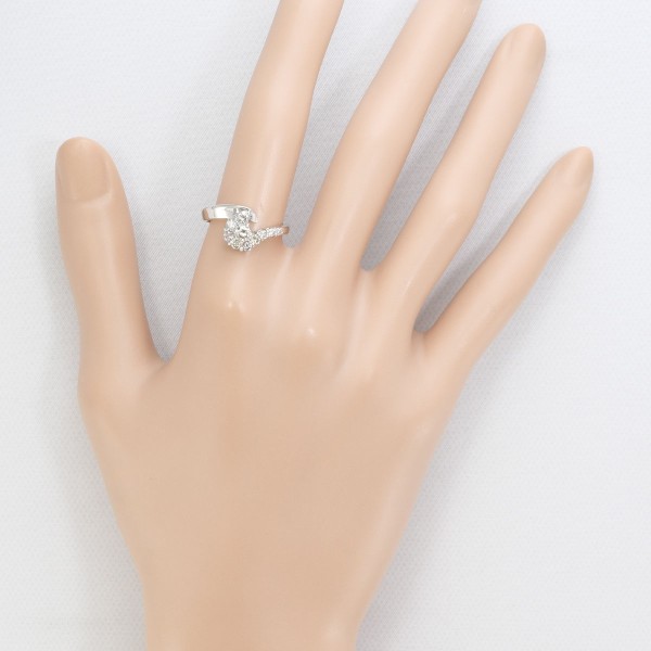 リング Pt900 ダイヤモンド 0.50ct 約8.5号 