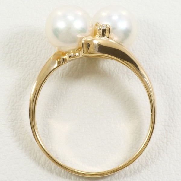 18K 18金 ゴールド パール 真珠 リング 指輪 - リング本当に 安い 通販