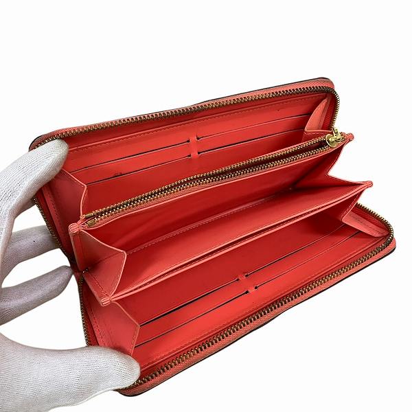 LOUIS VUITTON/ジッピーウォレット/ラインモノグラム ヴェルニ 限定
