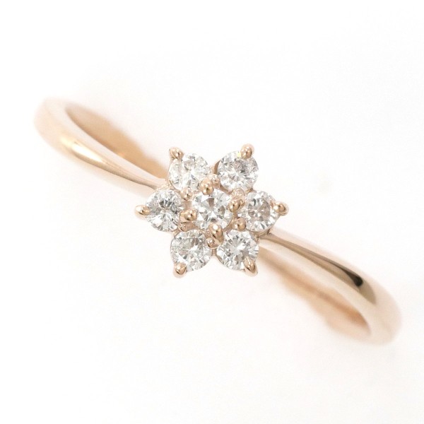 K10 ピンクゴールド　ダイヤ　リング　9.5号　10金　指輪 K10 10金 PG ピンクゴールド リング 指輪 9.5号 ダイヤ ジュエリー