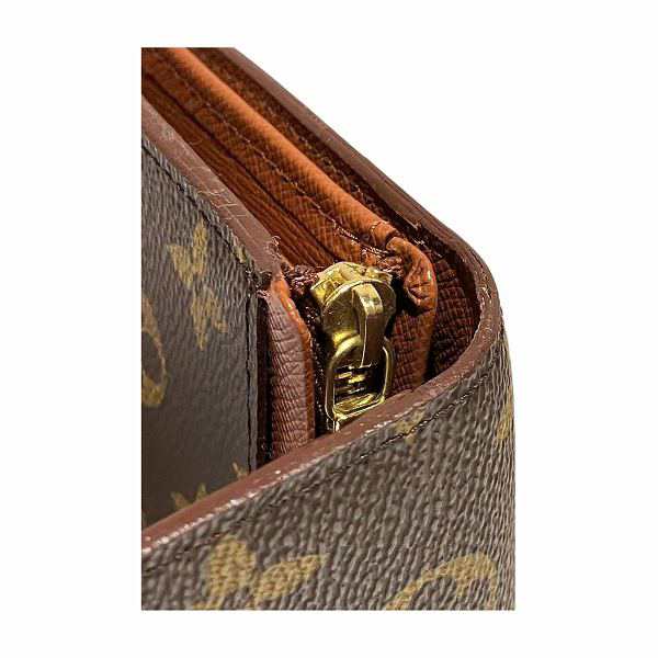 ルイヴィトン Louis Vuitton モノグラム ポルトモネビエ トレゾール M61730 財布 2つ折り財布 ユニセックス擦れ使用感有り金具の状態