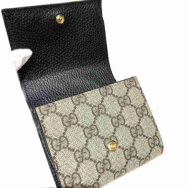 グッチ GUCCI GGスプリーム GGマーモント 598587 0416 2つ折り財布 レディース【中古】