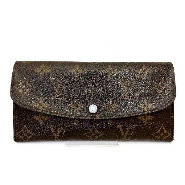 ルイヴィトン Louis Vuitton モノグラム ポルトフォイユ エミリー M60697 2つ折り財布 長財布 ユニセックス【中古】