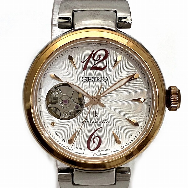 セイコー ルキア SSVM046 自動巻 時計 腕時計 レディース【中古】