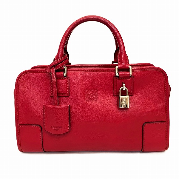 ロエベ LOEWE アナグラム アマソナ28 ミニボストン バッグ 