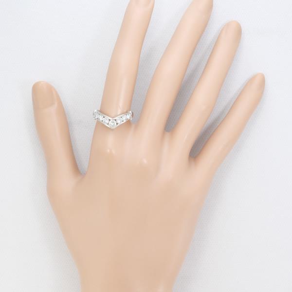 PT900 プラチナ リング 指輪 12.5号 ダイヤ 1.01 カード鑑別書 総重量  