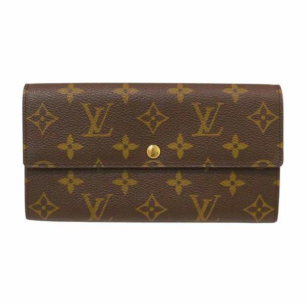 ルイヴィトン Louis Vuitton モノグラム ポシェット ポルトモネ クレディ M61725 長財布 2つ折り財布 ユニセックス【中古】