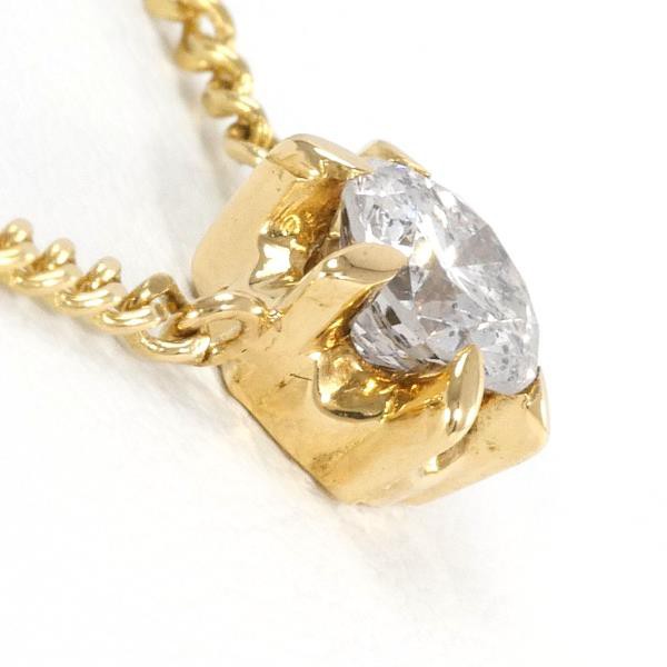 【日本売】K18WG ネックレス ダイヤ 0.3 総重量約1.5g 約43cm 中古 美品 送料無料☆0315 ホワイトゴールド