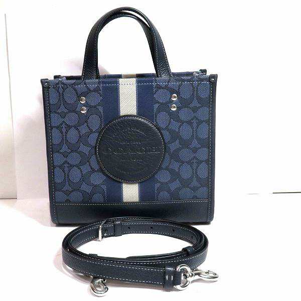 コーチ COACH シグネチャー デンプシートート C8417 2WAY バッグ ショルダーバッグ レディース【中古】