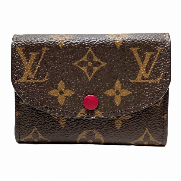 ルイヴィトン Louis Vuitton モノグラム・ポルトモネロザリ M41939 ケース 2つ折り財布 レディース【中古】