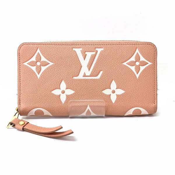 ルイヴィトン Louis Vuitton バイカラー・モノグラムアンプラント ジッピー・ウォレット M81645 財布 長財布 レディース【中古】