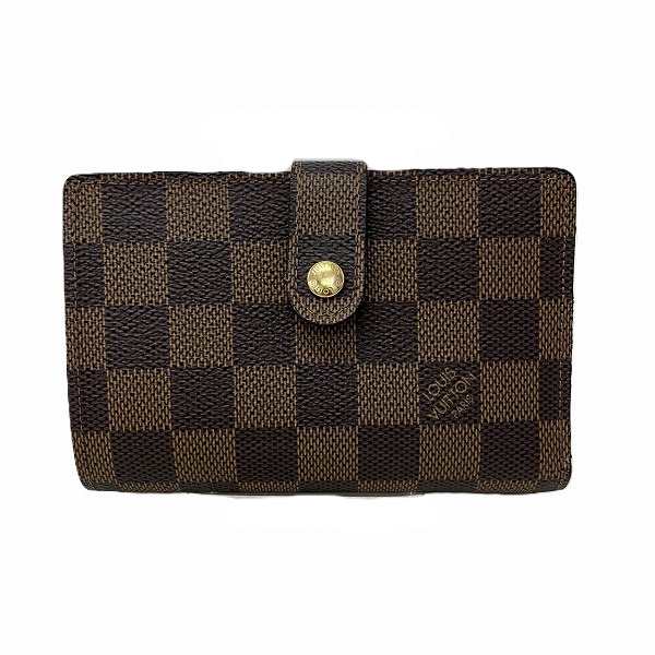 ルイヴィトン Louis Vuitton ダミエ ポルトフォイユ ヴィエノワ N61674 2つ折り財布 レディース 未使用品【中古】