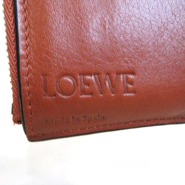 ロエベ LOEWE スモール バーティカル ウォレット ブルー×ブラック レザー 長財布 3つ折り財布 ユニセックス ★送料無料★【あす楽】