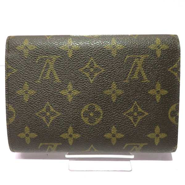 ルイヴィトン Louis Vuitton モノグラム ポルトトレゾール エテュイ シェキエ M61200 3つ折り財布 ユニセックス【中古】