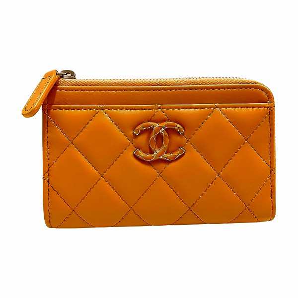 シャネル CHANEL マトラッセ ジップ コインケース レディース 財布【中古】