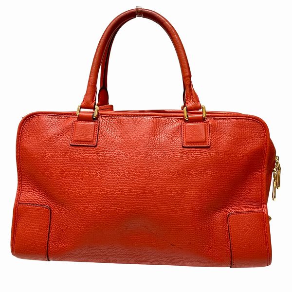 ロエベ LOEWE アマソナ 36 アナグラム ロゴ ハンドバッグ レザー