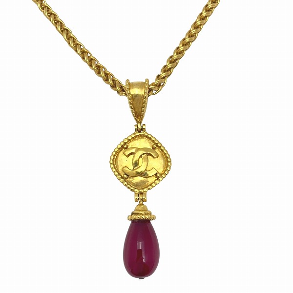 シャネル CHANEL ココマーク 96A ロング ネックレス ブランド小物 アクセサリー レディース【中古】