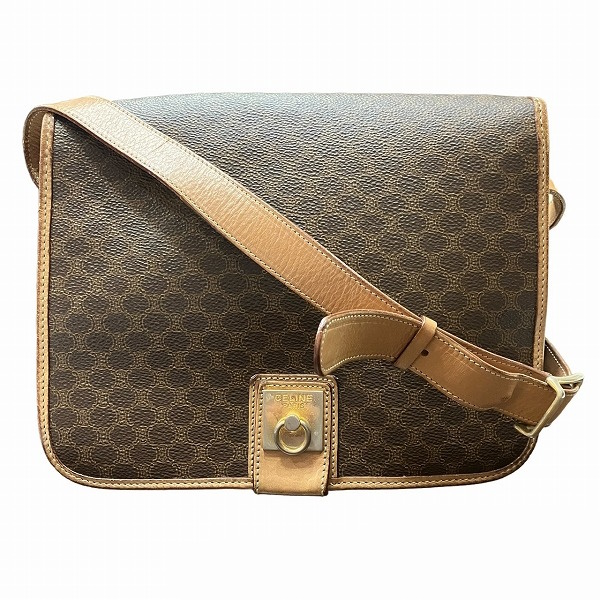 セリーヌ CELINE マカダム柄 バッグ ショルダーバッグ メッセンジャーバッグ レディース【中古】の通販はショルダーバッグ